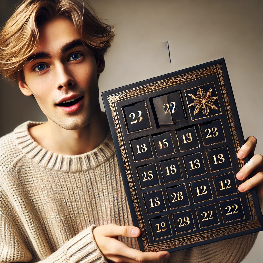 Seksilelu joulukalenteri miehelle 2024